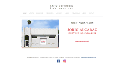 Desktop Screenshot of jackrutbergfinearts.com